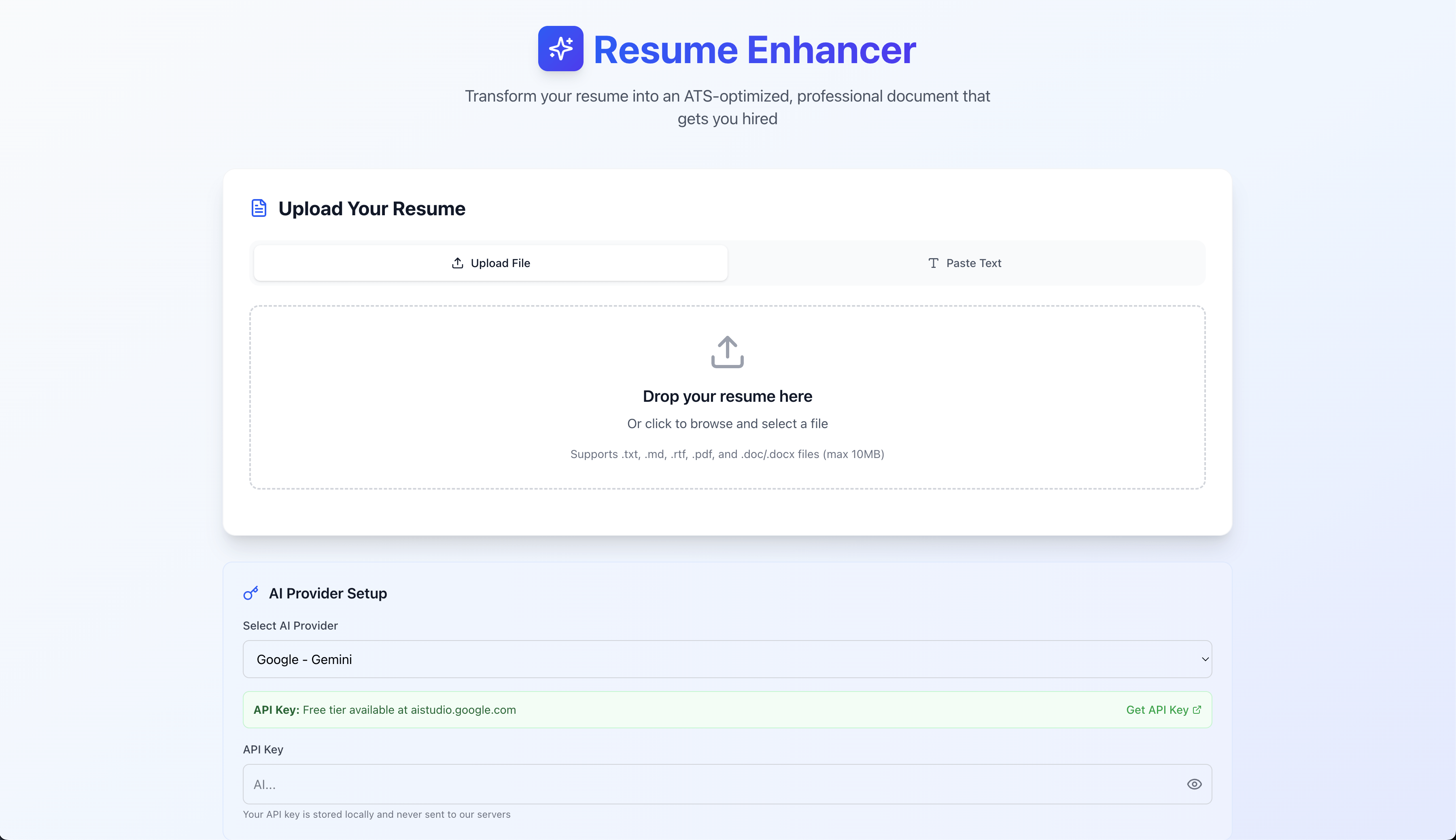 Resume Enhancer